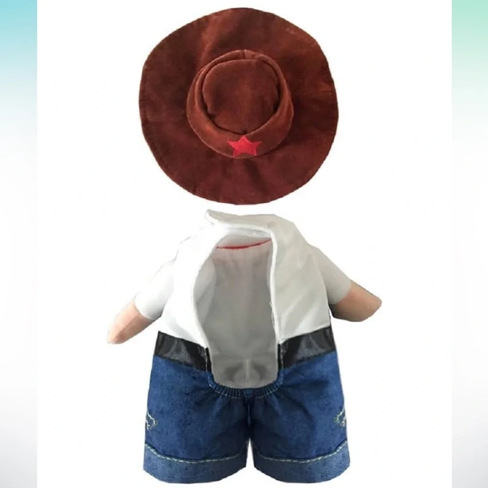 NACOCO Cowboy Dog Costume with Hat (Large) Blue
